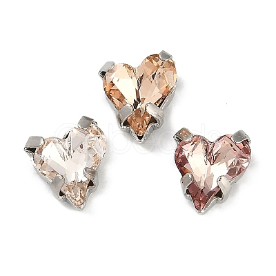 Brass Glass Rhinestone Sew on Rhinestones RGLA-B004-02P-A-1