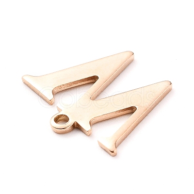 PVD Vacuum Plating  304 Stainless Steel Charms STAS-H112-W-RG-1