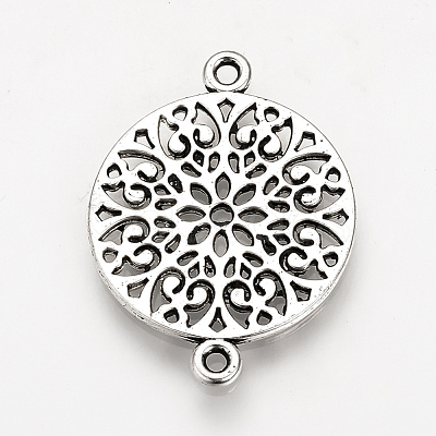 Tibetan Style Alloy Links connectors TIBE-Q077-05AS-NR-1