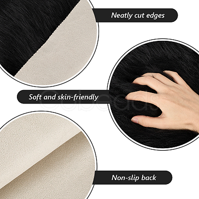 2Pcs 2 Colors Square Acrylic Fibers Carpet Mat AJEW-CN0003-11B-1