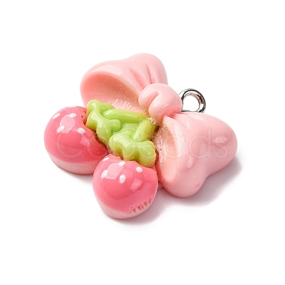 Opaque Resin Pendants RESI-V011-01C-1