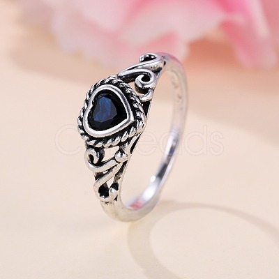 Brass Micro Pave Cubic Zirconia Finger Rings for Women FS-WGE7315-03-1