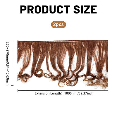 PP Doll Wig Long Curly Hair DIY-WH0591-249B-15-1