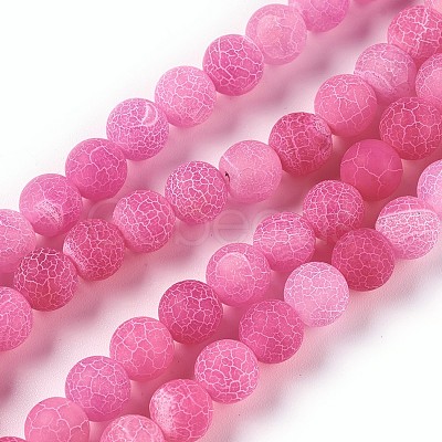 Natural Weathered Agate Beads Strands X-G-P414-A01-1