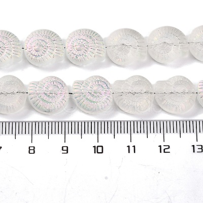 Electroplate Glass Beads Strands EGLA-F164-HR02-1