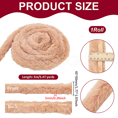 1Pc Artificial Wool Costume Accessories AJEW-PH0007-43C-1