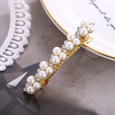 Metal Rhinestone Hair Bobbin Pins PW-WGD9568-05-1