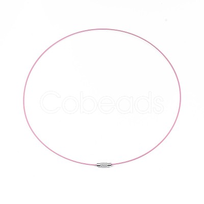 Stainless Steel Wire Necklace Cord DIY Jewelry Making X-TWIR-R003-03-1