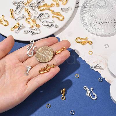 Tibetan Style Hook and Eye Clasps FIND-FS0005-26-1