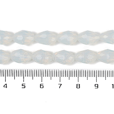 Electroplate Imitation Jade Glass Beads Strands LS-EGLA-N013-J8mm-D02-1