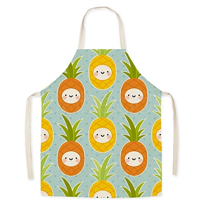 Easter Theme Flax Sleeveless Apron PW-WG92721-07-1