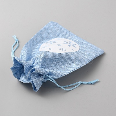 Easter Cloth Storage Pouches ABAG-WH0048-03B-02-1