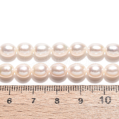 Natural Cultured Freshwater Pearl Beads Strands PEAR-N024-07-4AB-1