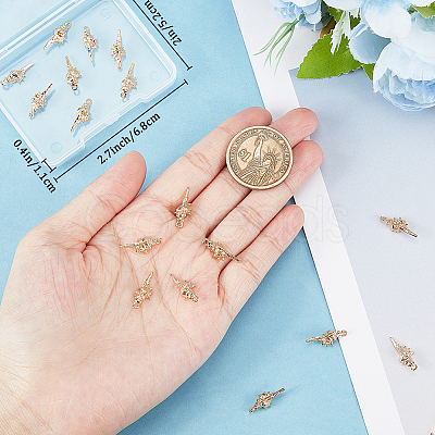 20Pcs Brass Pendants KK-BBC0010-81-1