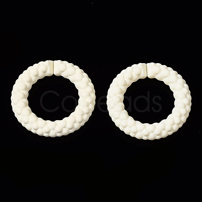Spray Painted CCB Plastic Linking Rings CCB-Q091-010F-1