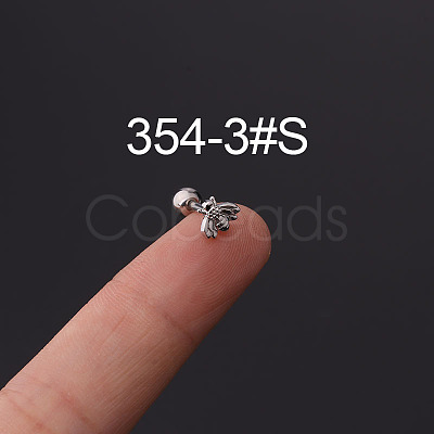 316L Stainless Steel Cartilage Earrings WG094CA-03-1