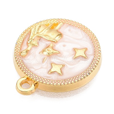 Alloy Enamel Pendants X1-ENAM-T021-03K-1