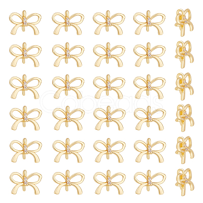 BENECREAT 30Pcs Brass Charms Cup Peg Bails KK-BC0011-86-1