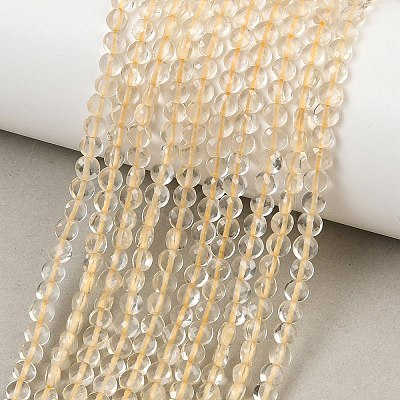 Natural Lemon Quartz(Heated) Beads Strands GG-NH0007-E01-02-1
