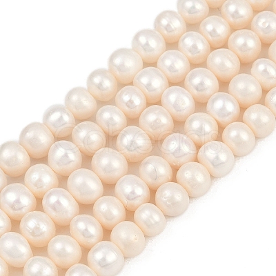 Natural Cultured Freshwater Pearl Beads Strands PEAR-I007-07J-06B-1