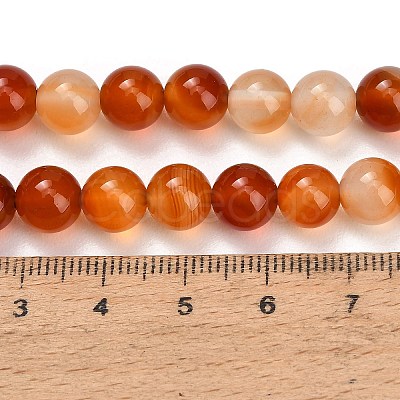 Natural Carnelian Beads Strands GG-CBA1CAF-A01-8mm-1