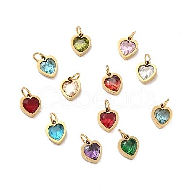 PVD Vacuum Plating 304 Stainless Steel Pendants STAS-D189-06G-1