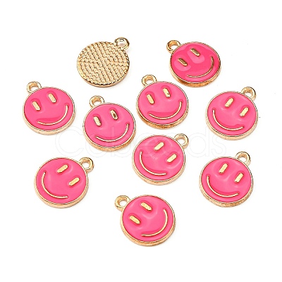 Alloy Enamel Charms X-ENAM-S121-165E-RS-1