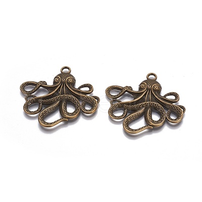 Tibetan Style Alloy Big Pendants TIBEP-A15669-AB-NR-1