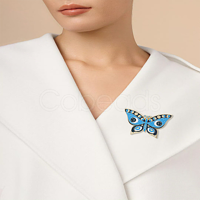 Butterfly Enamel Pins JEWB-LP0004-30C-1