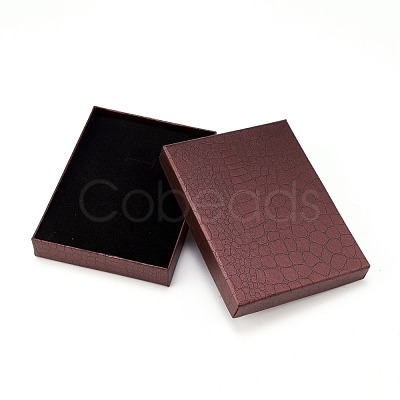 Python Pattern Cardboard Jewelry Set Boxes CBOX-L007-008D-1