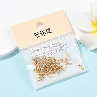 SHEGRACE Brass Bead Tips XGR0055G-61G-1