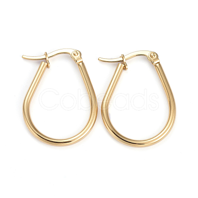 201 Stainless Steel Hoop Earrings EJEW-I245-21F-1