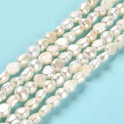 Natural Cultured Freshwater Pearl Beads Strands PEAR-E016-111-1