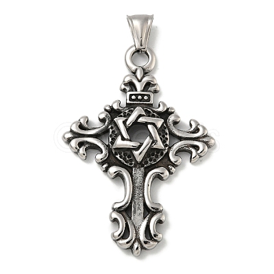 316 Surgical Stainless Steel Pendants STAS-Z073-72AS-02-1