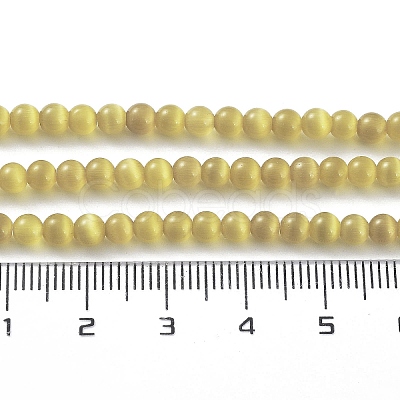 Cat Eye Beads Strands CE-F022-4mm-07-1