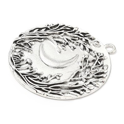 Tibetan Style Alloy Big Pendants TIBEP-F077-01D-1