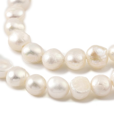 Natural Cultured Freshwater Pearl Beads Strands PEAR-A006-04D-1