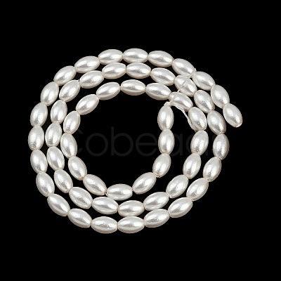 Electroplated Shell Pearl Beads Strands BSHE-H113-06C-06-1