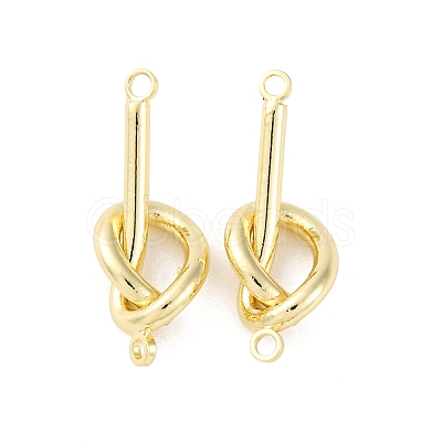 Alloy Knot Connector Charms PALLOY-F315-02G-1