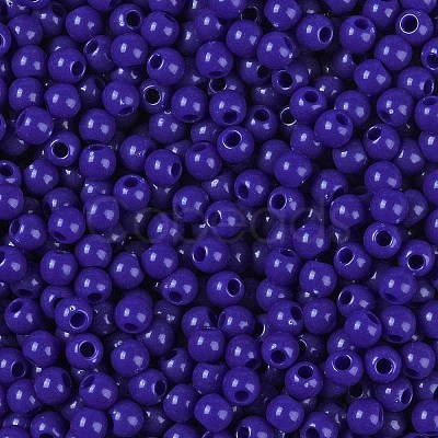 Opaque Acrylic Beads SACR-A007-01A-05-1