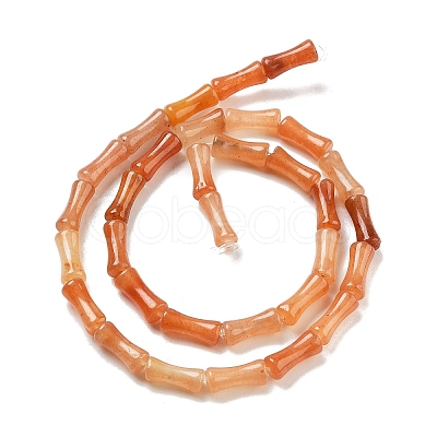 Natural Red Aventurinee Beads Strands G-Q178-A17-01B-1