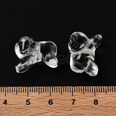 Chinese Zodiac Natural Quartz Crystal Carved Beads G-D300-01E-1