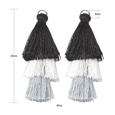 Polyester Tassel Big Pendant Decorations FIND-FS0001-03-1