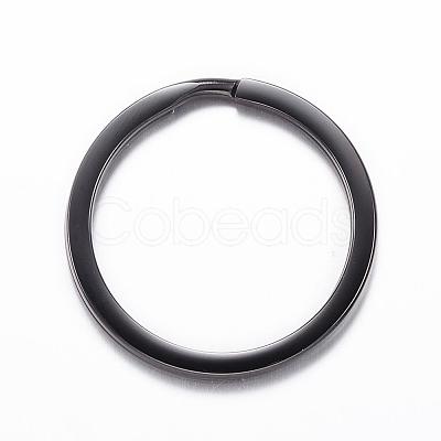 304 Stainless Steel Split Key Rings Hand Polished Ion Plating(IP) STAS-H383-29B-1