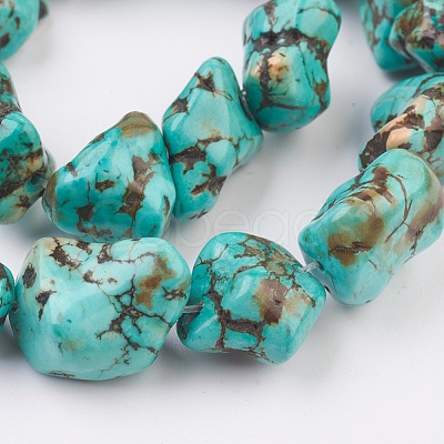 Natural Magnesite Beads Strands G-K249-01A-1