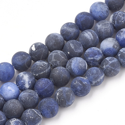 Natural Sodalite Beads Strands G-T106-055-1