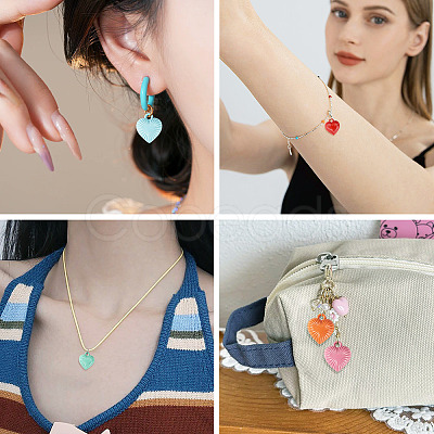 50Pcs Baking Paint Acrylic Pendants OACR-TA0004-83A-1