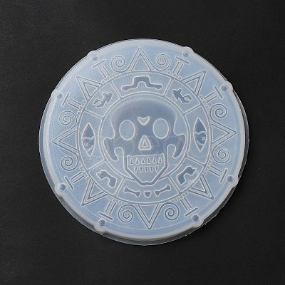 Halloween Theme Silicone Cup Mat Molds DIY-E066-01-1