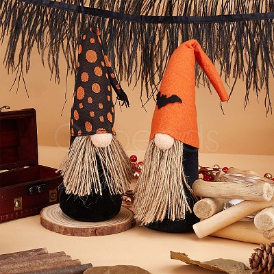 2Pcs 2 Colors Halloween Themed Party Decorations AJEW-GF0007-07-1