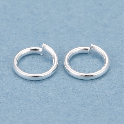 Rack Plating Brass Open Jump Rings KK-O139-18G-S-1